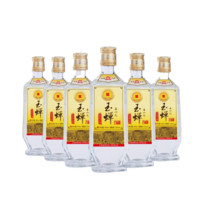 YUCHAN 玉蝉老酒 大曲光瓶 浓香型白酒 52度500ml*6瓶 整箱装