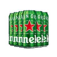 Heineken 喜力 经典黄啤 500ml*6罐