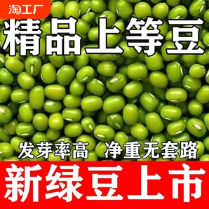 新店东北小绿豆新货发芽农家自产皮薄发绿粥材料绿豆糕绿豆沙精品