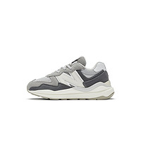 new balance nb官方童鞋 4-7岁秋季潮酷格雷系灰运动休闲鞋5740RT