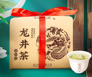 浙江老字号！西湖牌 浓香三级雨前龙井茶 200g