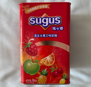 sugus 瑞士糖 混合水果味 礼盒装 550g