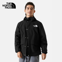 THE NORTH FACE 北面 防风夹克男户外舒适防风单层夹克风衣5JYN 黑色/JK3 L（学生会员）