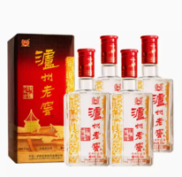 88VIP！泸州老窖 六年窖头曲 52%vol 浓香型 500ml*4瓶