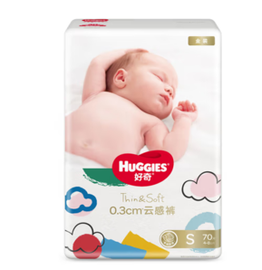 HUGGIES 好奇 金装系列 纸尿裤 S70片