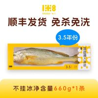 1米8 一米八深远海大黄鱼新鲜冷冻660g*1条(3.5年份)