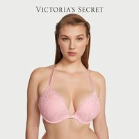 VICTORIA'S SECRET 维密 蕾丝3/4罩杯厚模杯上托聚拢文胸内衣