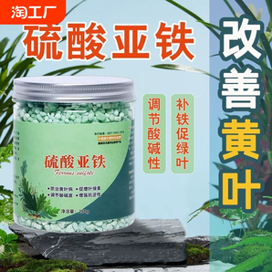 硫酸亚铁花用酸性肥料通用型茉莉花卉补铁花肥杜鹃花栀子花专用肥