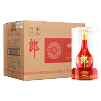 LANGJIU 郎酒 红花郎15 53度 酱香型白酒 500ml*6瓶 礼盒装