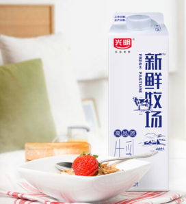 限北京！Bright 光明 新鲜牧场 高品质牛乳 950ml