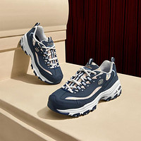 SKECHERS 斯凯奇 简约舒适绑带运动老爹鞋 149793-NVMT