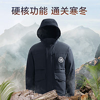 某东京造 情侣装短款派克服保暖厚外套男黑色 XL