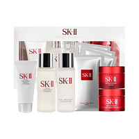 SK-II 旅行护肤九件套（洁面20g+神仙水30ml+清莹露30ml+面霜滋润版15g+面霜清爽版15g+面膜4片）