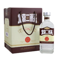 YONGFENG 永丰牌 北京二锅头醇柔酒水批发整箱50度 500mL 6瓶 醇柔