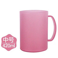 CHAHUA 茶花 漱口杯带把 420ML 颜色随机