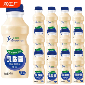 新日期乳酸菌发酵味风味饮品340ml原味养胃搭档益生菌夏季饮品