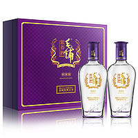 MAO PU 毛铺 苦荞酒 高度酒双瓶礼盒 中秋送礼送长辈 42度 500mL 2瓶 紫荞礼盒(含礼袋)