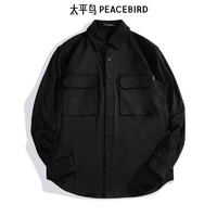 PEACEBIRD 太平鸟 男装长袖衬衫（多款可选）