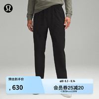 lululemon 丨Utilitech™ 男士经典剪裁松紧腰长裤 透气 LM5AJGS 黑色