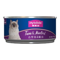 Myfoodie 麦富迪 猫罐头 吞拿鱼鲭鱼味 170g*24