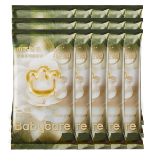 bc babycare【新品】花苞裤超薄透气轻柔山茶花纸尿裤婴儿尿不湿独立便携装 纸尿裤-S码 1包 15片 【4-8kg】