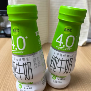 形动力 4.0g蛋白质纯牛奶礼盒装 200ml*12瓶