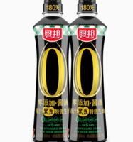 厨邦 酱油零添加原汁黑豆特级生抽 500mL*2