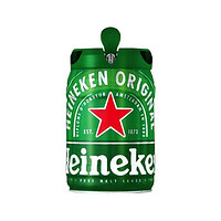 Heineken 喜力 铁金刚 啤酒 5L*1桶 赠香槟瓶啤酒1.5L+星银500m*4罐