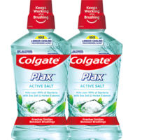 Colgate 高露洁 清新盐爽漱口水 500mlx2瓶