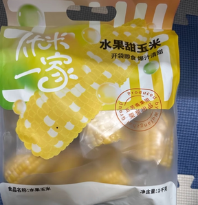 五芳斋 优米一家 开袋免煮即食水果玉米 1kg