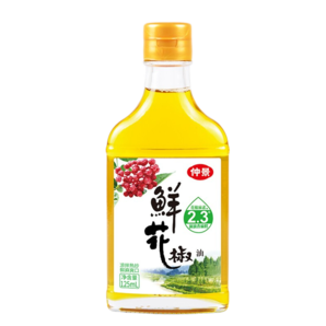 仲景 鲜花椒油辣椒油山胡椒油 凉拌菜麻辣烫火锅蘸料特色菜调味油 花椒油125ml