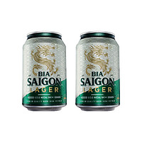 BIA SAIGON LAGER 西贡 拉格啤酒 330ml*2听 越南进口