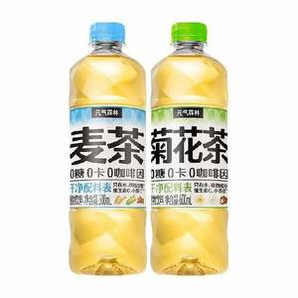 元气森林 麦茶/菊花茶 0糖0卡植物饮料 600ml*15瓶