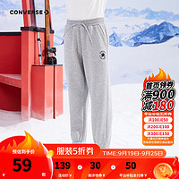 CONVERSE 匡威 秋冬加绒长裤运动裤卫裤 岩岭灰