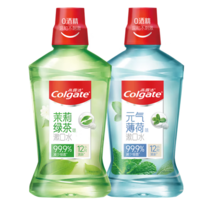 Colgate 高露洁茶健漱口水500ml+冰爽漱口水500ml