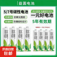 JX 京喜 卡装超耐用5号电池碳性空调遥控器玩具多规格可选 5号电池2粒活动普通装