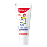 高露洁（Colgate）儿童牙膏 6-12岁含氟防蛀宝宝0添加70g（草莓味）